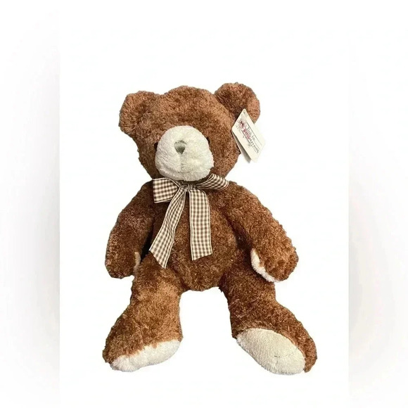 March of Dimes Bean Bag for Babies Vintage 2003 Brown Teddy Bear Plush - Picture 11 of 12